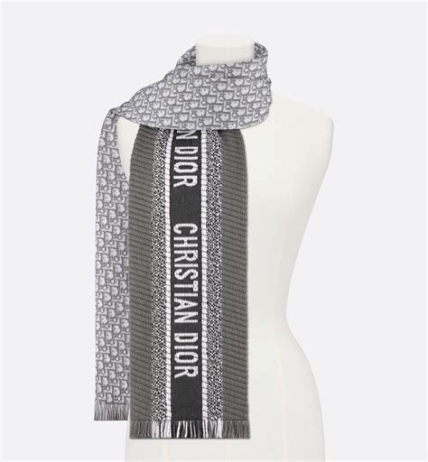 long dior oblique reversible snood|Dior Scarves and mufflers for Women .